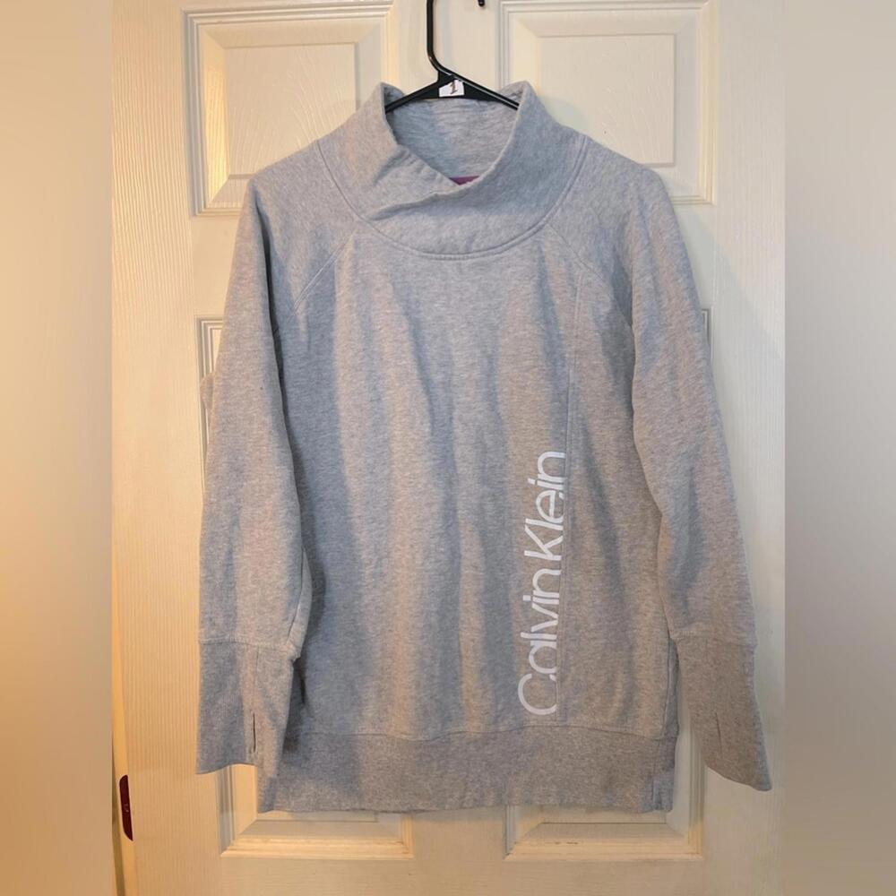 Calvin Klein sweatshirt size large with reflective logo